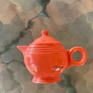 Vintage FiestaWare Teapot Magnet - Orange
